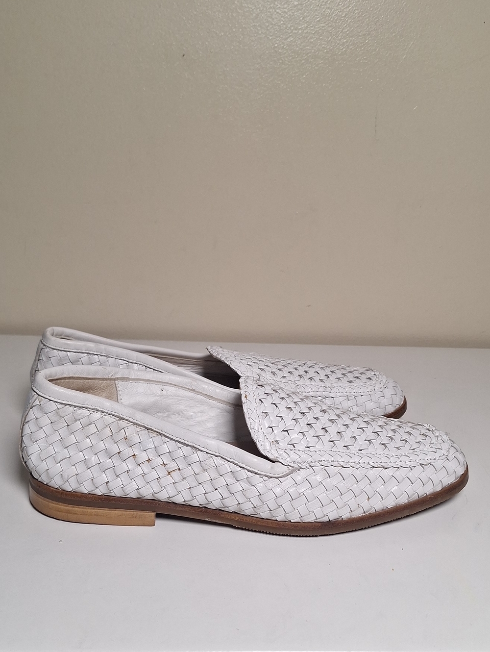 Emanuele Crasto Made In Italy Woven Loafers Size Eu 39